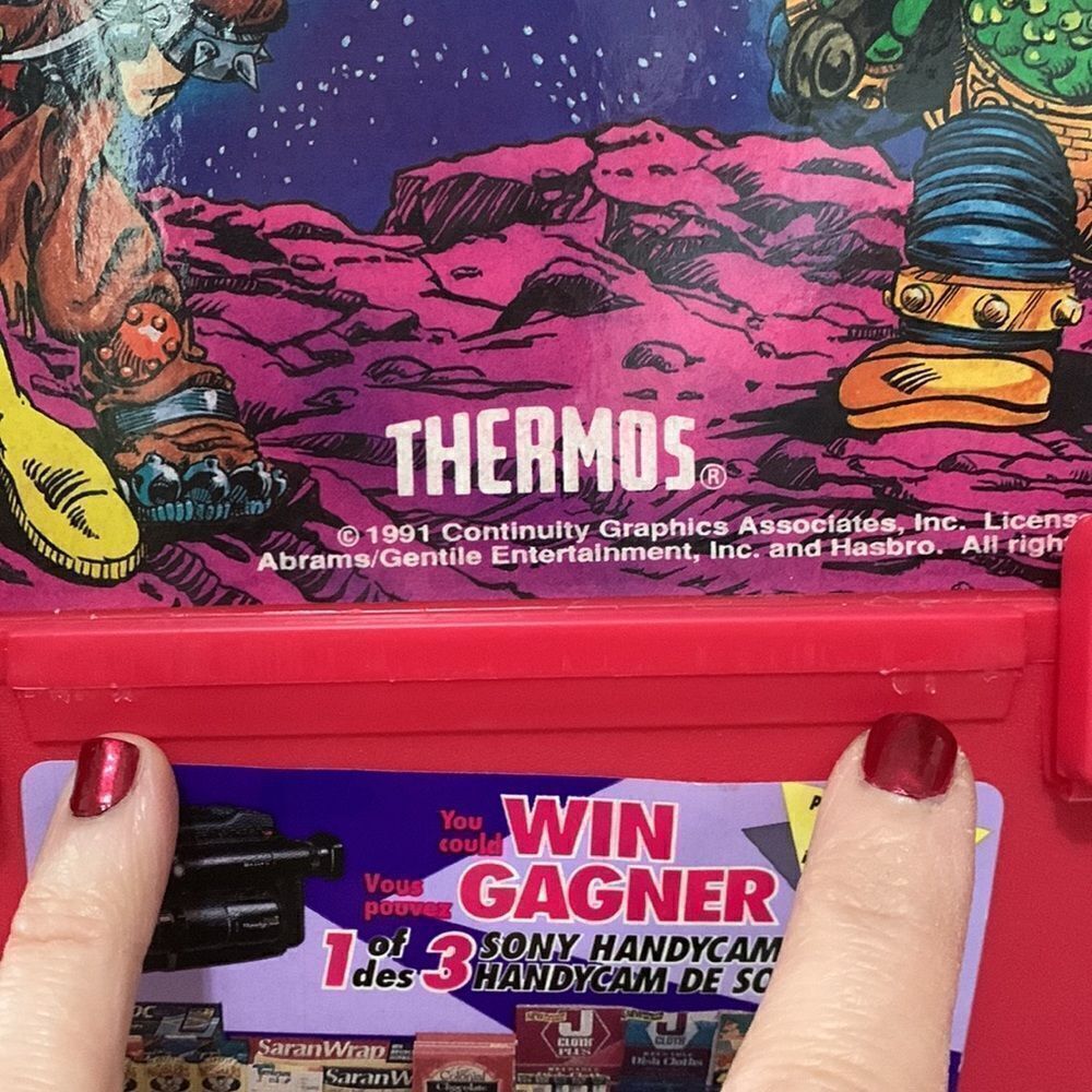 Vintage Never Used 1991 Bucky O’Hare Thermos Lunch Box W/Original Coupon Sticker - Picture 11 of 16